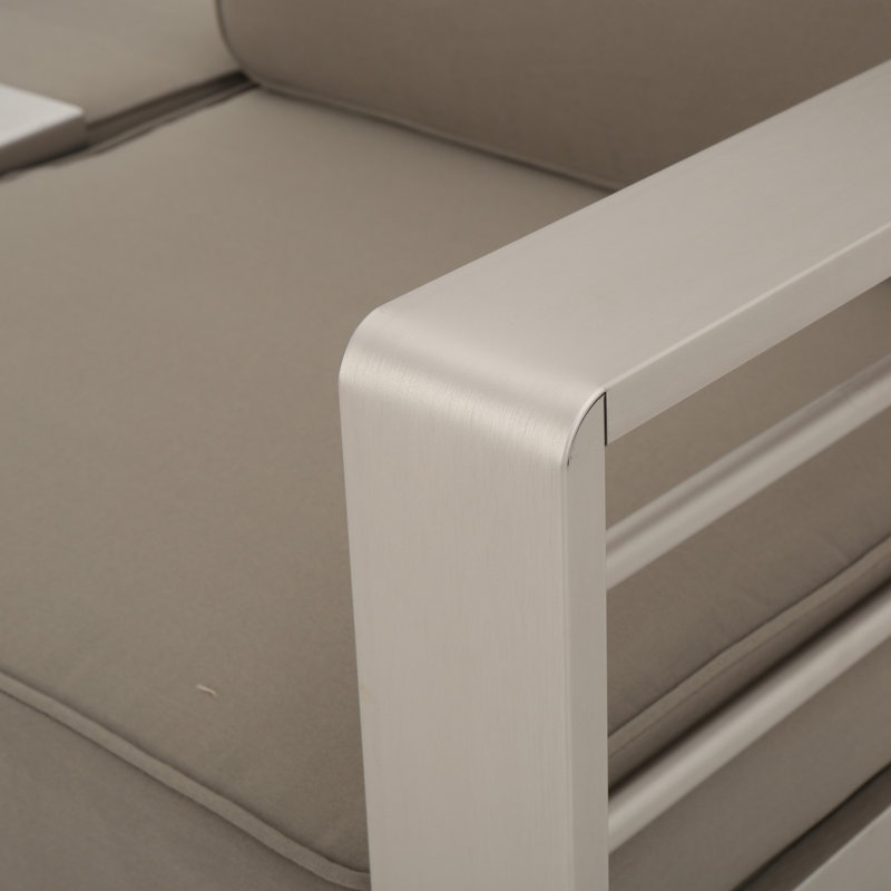 Brayden Studio® Royalston Patio Sofa with Cushions & Reviews